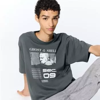 GU от Uniqlo Graphic T Призрак в доспехах SAC