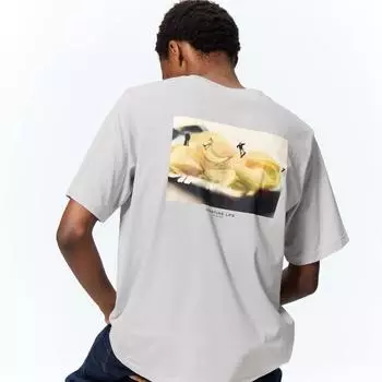 GU от Uniqlo Graphic T с коротким рукавом MINIATIVE LIFE от Тацуи Танаки