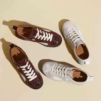 Gu Yunshu 2024 осень новые ретро немецкие кроссовки с плоской подошвой для женщин нишевая обувь Forrest Gump универсальная спортивная и повседневная обувь для женщин 35