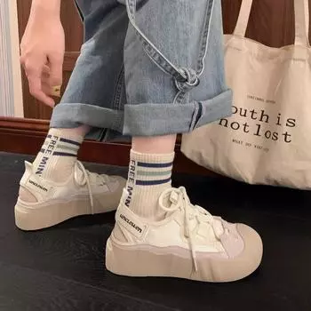 Gu Yunshu Peach Fairy~ Summer new thick-soled ugly cute breathable hollow casual versatile board shoes women s sandals children 35