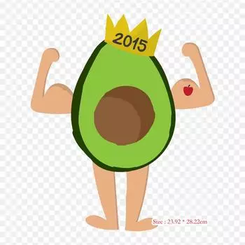 Гуакамоле человек гуакамоле мексиканской кухни утюг на теплопередаче печать виниловые нашивки наклейки для одежды DIY аппликации моющиеся нашивки