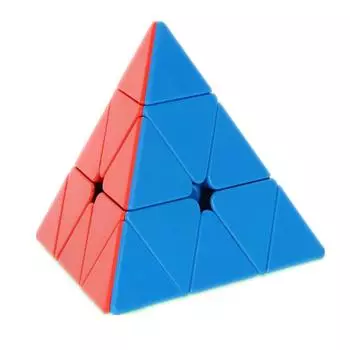 Guanlong 3x3 Пирамида без наклеек Магический куб Красочный скоростной куб Антистресс 3x3x3 Обучающая образовательная головоломка Cubo Magico Игрушка
