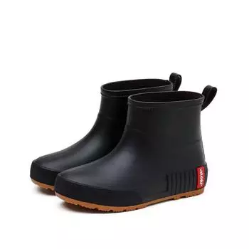 Guaranteed Quality Unique Adult Classic Women s Ankle Rain Boots Designer 40 чёрный