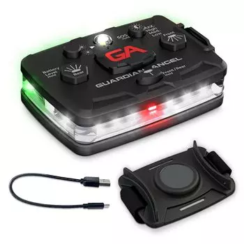 Guardian Angel Персональный тактический фонарь безопасности для быстрого реагирования Магнитный светодиодный фонарь Hands Free для полиции, правоохранительных органов и общественной безопасности зелёный