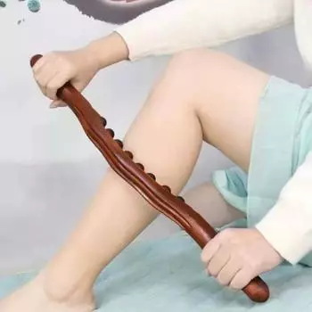 Гуаша палочка без заусенцев, расслабляющая мышцы, равномерная текстура, прочная 8 бусин, меридиан, выемка, массаж, поставки для салонов красоты A