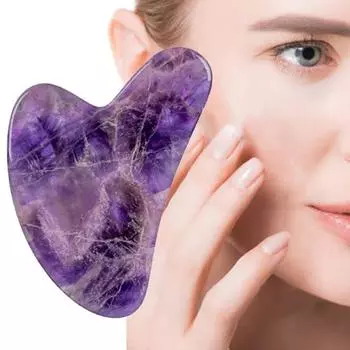 Гуаша Принадлежности для массажа тела в форме сердца из искусственного нефрита Массажная доска для лица Скребок для тела