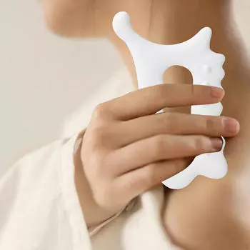 Гуаша скребковый инструмент, массажные подарки, маленькая расческа для бритья, антивозрастная массажная расческа для кожи