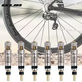GUB 12 шт. велосипедный клапан, высокопрочный съемный легкий велосипедный сердечник высокой твердости для шоссейного велосипеда 12pcs