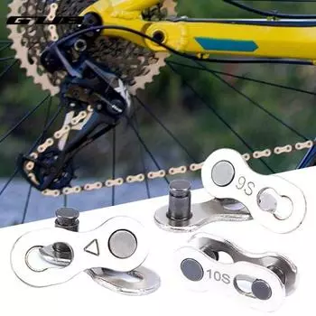 GUB 1 пара пряжек велосипедной цепи с гальваническим покрытием, антикоррозийный легкий фиксатор направляющей велосипедной цепи для езды на велосипеде B