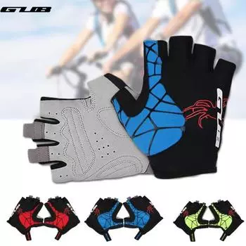 GUB 2шт S036 перчатки с половиной пальца дышащая впитывающая пот нескользящая сетка для езды на велосипеде
