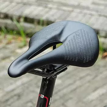 GUB Практичное велосипедное седло с мягким наполнителем, легкая замена L чёрный