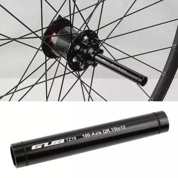 GUB TZ19 Полезная ось передней втулки велосипеда без заусенцев от 15 до 12 мм Простая установка