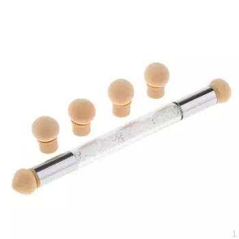 Губчатая кисть, насадка для нанесения точечного градиента (белый)