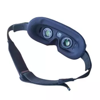 Губчатая маска для глаз, летные очки, пенопластовая подушка для лица, подушечка для очков Avata, 2 лицевые пластины для очков, дружественные к коже линзы серый