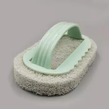 Губчатая щетка, прочное губчатое волокно, глубокая очистка, экономия усилий, широкое применение, скребок для мытья посуды зелёный