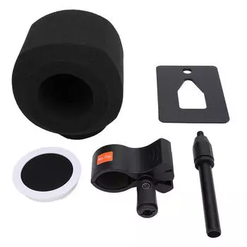 Губчатый микрофонный ветрозащитный экран с подставкой, комплект поп-фильтров для обычного конденсаторного микрофона