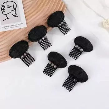 Губка DIY Инструмент для укладки волос Алмазный невидимый объемный зажим для волос Пышная пышная подушка для головы для девочек