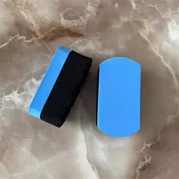 Губка для чистки автомобилей и запасных частей, черная полировальная губка, полировальные инструменты, синие полировальные круги для ухода за автомобилем