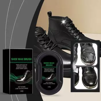 Губка для чистки обуви Губка для чистки обуви Нейтральная для обуви Кожаные ботинки Крем для обуви Губка для чистки ботинок Сумки Чистка для кожи