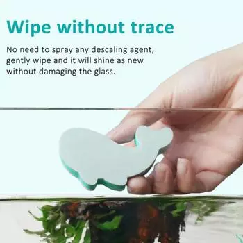 Губка для чистки стеклянных стен аквариума, скребок в форме кита, скребок для аквариума, инструмент для чистки аквариумов с черепахами Betta 3pcs