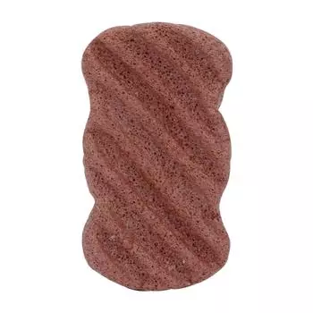 Губка для лица из растительных волокон, моющаяся, многоразовая, портативная, очищающая, отшелушивающая, для ванны, красная