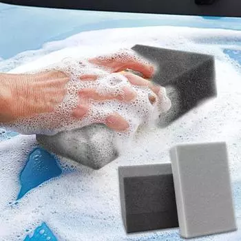 Губка для мытья автомобилей, мотоциклов, электромобилей, полировка, вощение, губка, блок, высокая плотность, средство для очистки масляной пленки на стекле