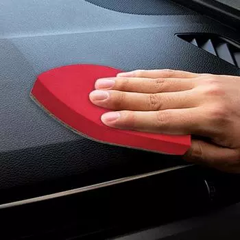 Губка для мытья автомобиля, губка для чистки салона автомобиля воском, мягкие чистящие средства для автомобиля, двухслойная конструкция из ЭВА, нановолоконный материал, губка для