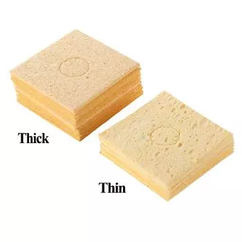 Губка для паяльника Губка для чистки жала Очиститель Принадлежности для пайки 5Pcs Thin Sponge