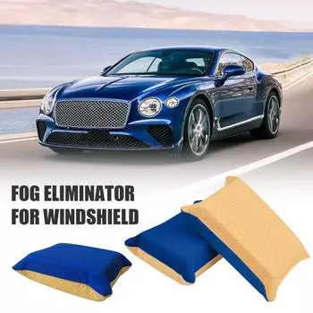 Губка для размораживания лобового стекла Компактная Портативная Нецарапающаяся Супер Абсорбирующая Губка для размораживания окон Авто 1pc синий