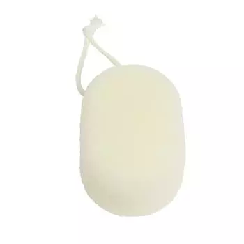 Губка для тела из уретана MARNA - жесткая/белая - губка для ванны для пены и впитывания B701