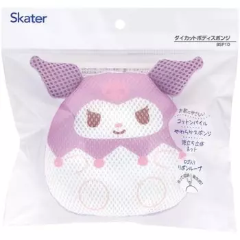 Губка для тела скейтера Die Cut Kuromi Funyumaru Design Sanrio BSP1D-A