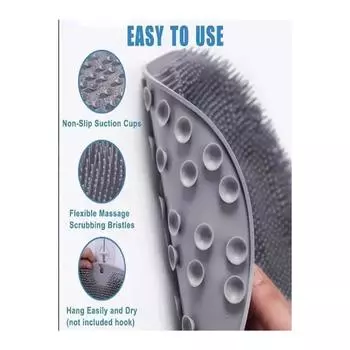 Губка для ванны на присоске, модель 2023, новый продукт, губка для ванны на присоске, скраб для спины для массажа ног и спины