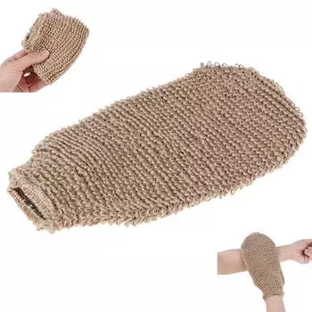 Губка для ванны, отшелушивающее средство для ванны, удаление омертвевшей кожи, глубокая очистка, перчатка, варежка, скребок 21x11x0.5cm