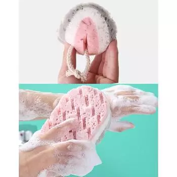 Губка для ванны, шарик для душа, пилинг, массажная щетка, аксессуары для ванной комнаты разноцветный