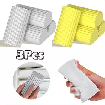 Губка для влажной уборки, портативная щетка для чистки, тряпка для чистки жалюзи, стеклянных плинтусов, вентиляционных отверстий, перил, зеркал, окон 1pc