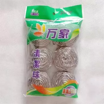 Губка из нержавеющей стали – прочные чистящие губки для кастрюль, сковородок, грилей и стойких пятен One Size