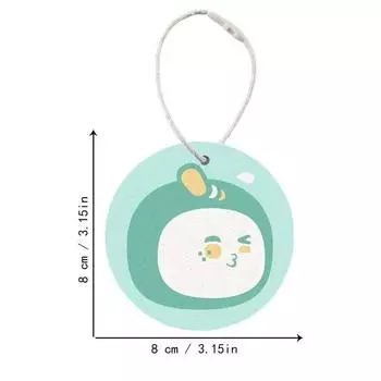 Губка из прессованной древесной массы, круглая губка для мытья посуды с рисунком и шнурком, губка для мытья тарелок, кастрюль, губки для мытья посуды темно-зеленого