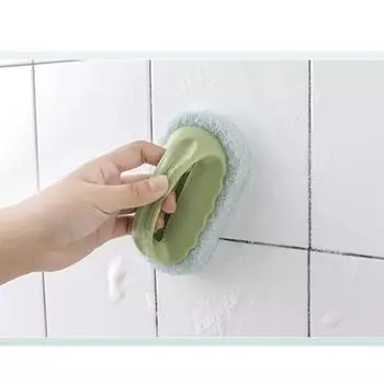 Губка Кухонные принадлежности Домашняя губка для ванной Инструменты для чистки плитки Щетка Кухонные принадлежности Волшебство Ручная работа розовый