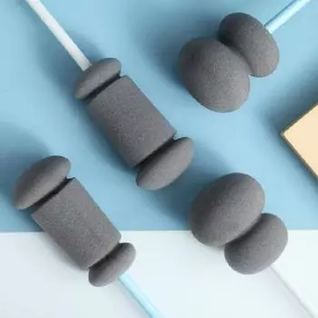 Губка с длинной ручкой, стеклянная чашка, бутылка, ваза, щетка для чистки, скруббер, кухонный инструмент 1 белый