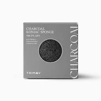 1+1 губка Trimay с углем и конжаком