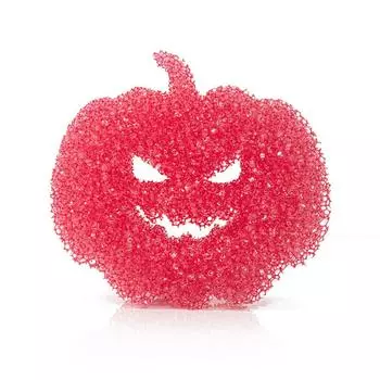 Губки для чистки тыкв на Хэллоуин, не царапающие бытовые губки для мытья посуды и чистящие диски K7P5 orange-1pcs