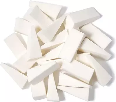 Губки для макияжа 30 шт. Треугольная губка для макияжа Сжатые губки для макияжа Треугольная форма Косметические губки Губка для макияжа на танкетке Губка для дизайна ногтей