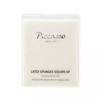 Губки латексные PICCASSO квадратные 6P