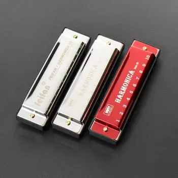 Губная гармоника с 10 отверстиями, губная гармошка, головоломка, музыкальный инструмент, обучающий подарок для начинающих, медный сердечник, смоляная гармошка, арфа красный