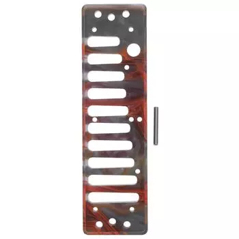Губная гармошка 10 отверстий акриловый инструмент музыкальный аксессуар часть для HOHNER SP20Amber