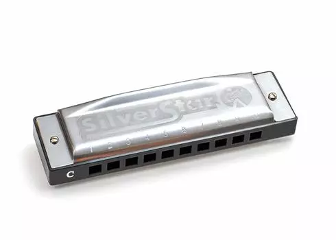Губная гармошка HOHNER Silver Star X 50420X C с 10 отверстиями