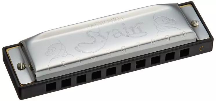 Губная гармошка S.Yairi (С Яири) Ключ C SYH-20 серебряный
