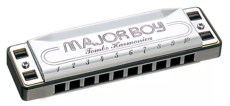 Губная гармошка TOMBO 10 отверстий, тональность G Major Boy 1710