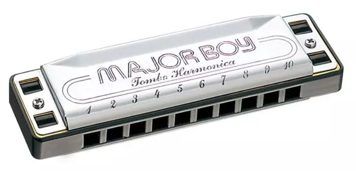 Губная гармошка TOMBO 10 отверстий, тональность D мажор, мальчик 1710