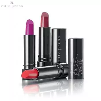 Губная помада Cute Press Never Too Matte 3,5 г. - Тайский косметический макияж 03 Grace Kelly